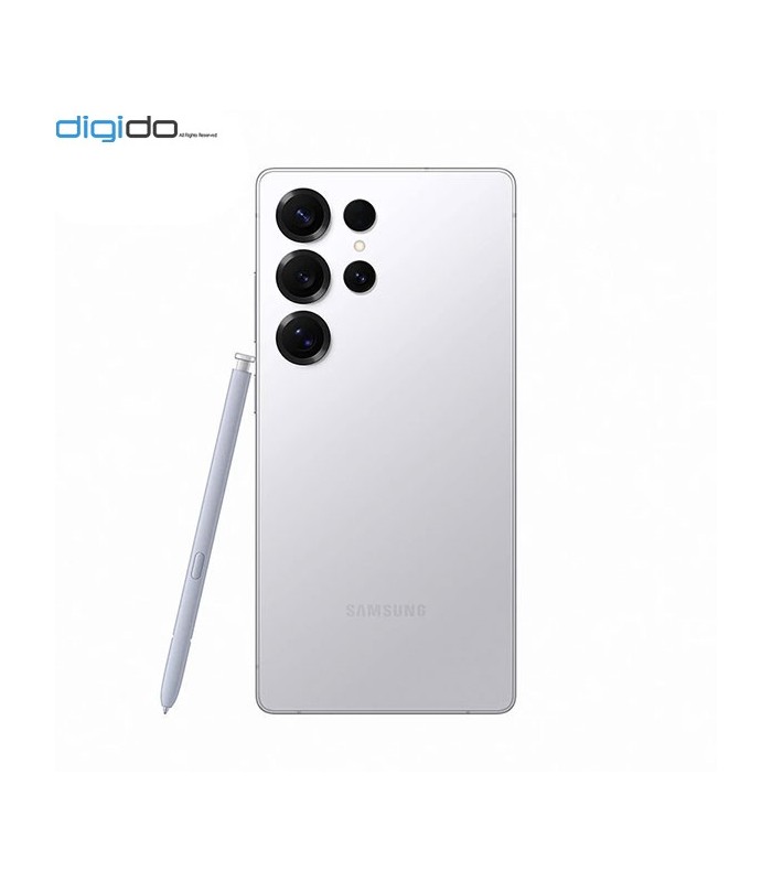 گوشی موبایل سامسونگ مدل Galaxy S25 Ultra 5G دو سیم کارت ظرفیت 12/256 گیگابایت رنگ سفید نقره ای