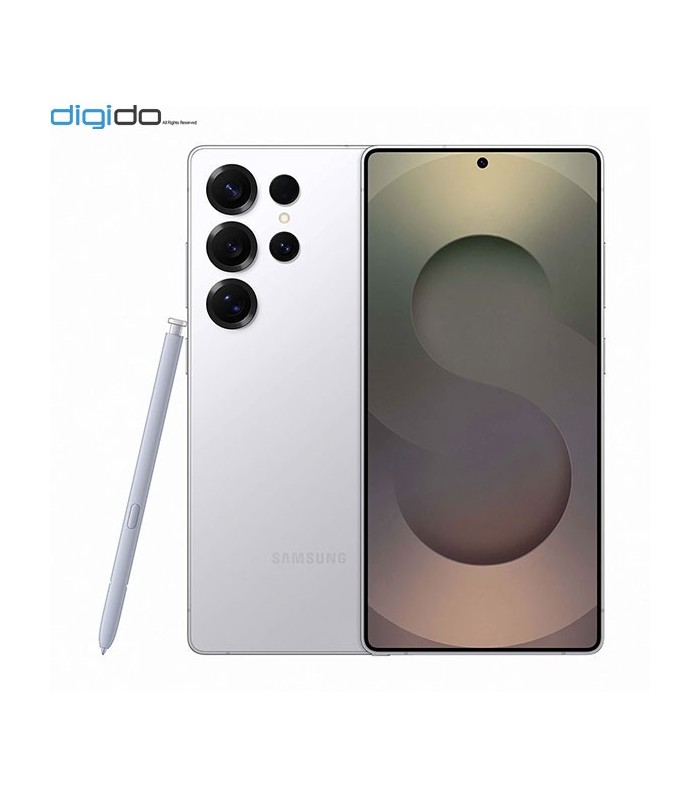 گوشی موبایل سامسونگ مدل Galaxy S25 Ultra 5G دو سیم کارت ظرفیت 12/256 گیگابایت رنگ سفید نقره ای
