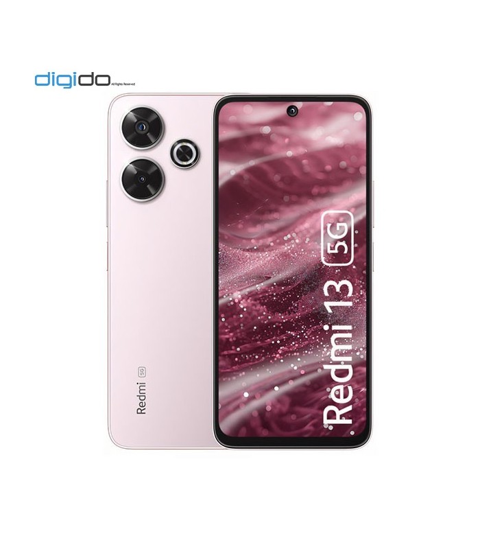 گوشی موبایل شیائومی مدل Xiaomi Redmi 13 5G دو سیم کارت ظرفیت 8/128 گیگابایت رنگ صورتی