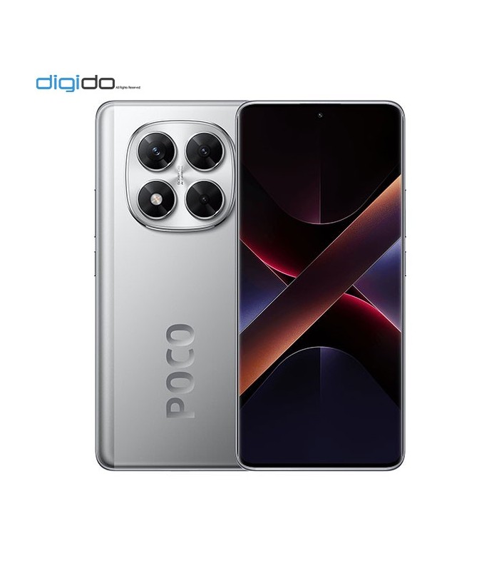 گوشی موبایل شیائومی مدل Poco X7 5G دو سیم کارت ظرفیت 12/512 گیگابایت رنگ نقره ای