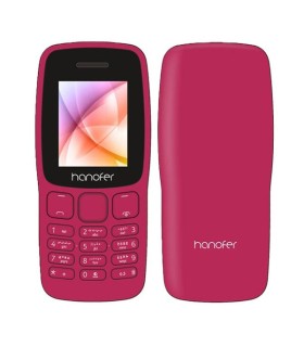 گوشی موبایل هانوفر مدل Hanofer V6 دوسیم کارت - سرخابی
