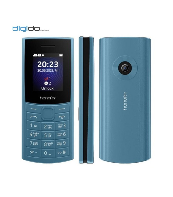 گوشی موبایل ساده هانوفر مدل Hanofer 5300 دوسیم کارت رنگ آبی