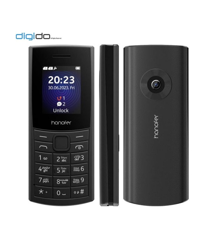 گوشی موبایل ساده هانوفر مدل Hanofer 5300 دوسیم کارت رنگ مشکی