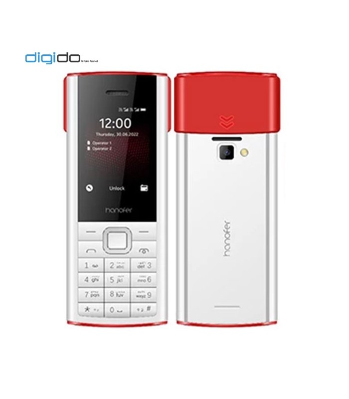گوشی موبایل هانوفر مدل Hanofer 5720 اکسپرس موزیک دوسیم کارت - رنگ سفید قرمز