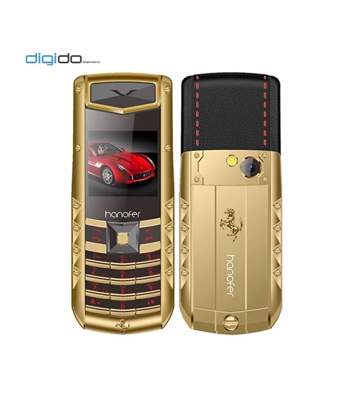 گوشی موبایل هانوفر مدل Hanofer V5 Pro دوسیم کارت - رنگ طلایی