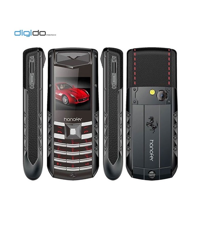 گوشی موبایل هانوفر مدل Hanofer V5 Pro دوسیم کارت - رنگ مشکی - همه ابعاد