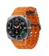ساعت هوشمند سامسونگ مدل Galaxy Watch Ultra SM-L705 47mm بند مارین نارنجی و بدنه نقره ای