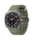 ساعت هوشمند سامسونگ مدل Galaxy Watch Ultra SM-L705 47mm بند مارین سبز و بدنه نقره ای