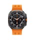 ساعت هوشمند سامسونگ مدل Galaxy Watch Ultra SM-L705 47mm بند مارین نارنجی و بدنه خاکستری تیره