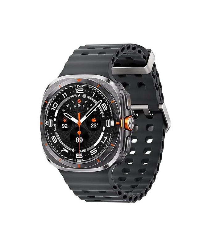 ساعت هوشمند سامسونگ مدل Galaxy Watch Ultra SM-L705 47mm بند مارین مشکی و بدنه خاکستری تیره