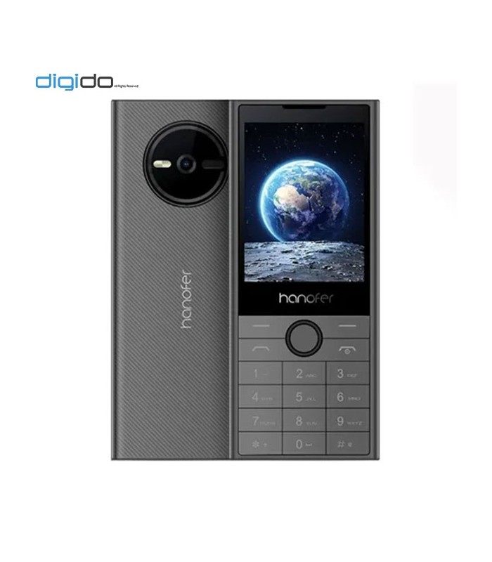 گوشی موبایل هانوفر مدل (2024) Hanofer 150 دوسیم کارت - خاکستری