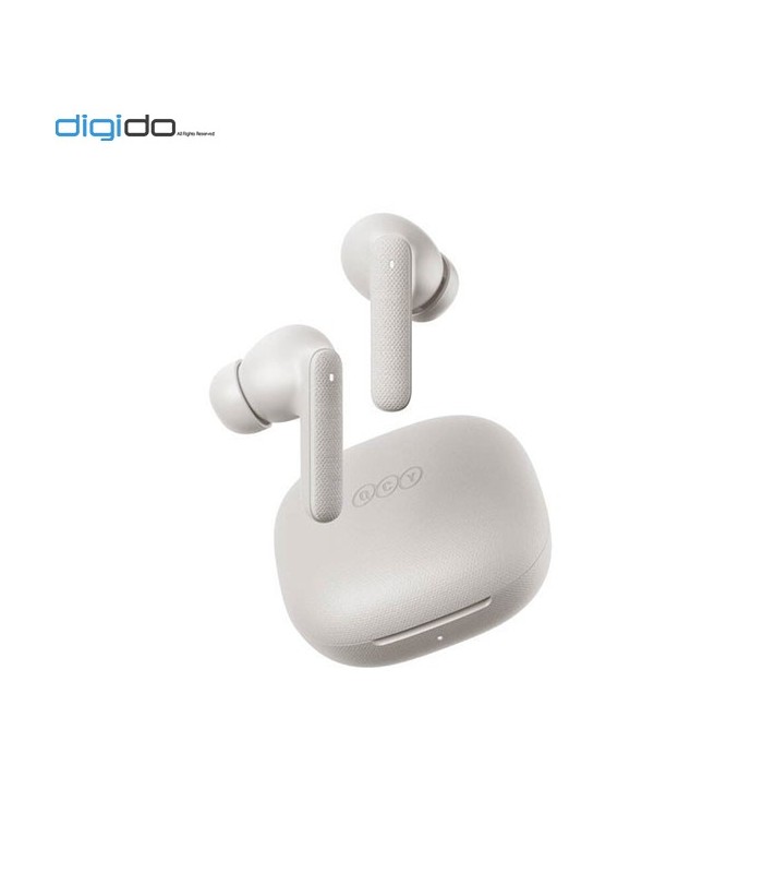 هدفون بی سیم کیو سی وای QCY Buds QT43 رنگ سفید