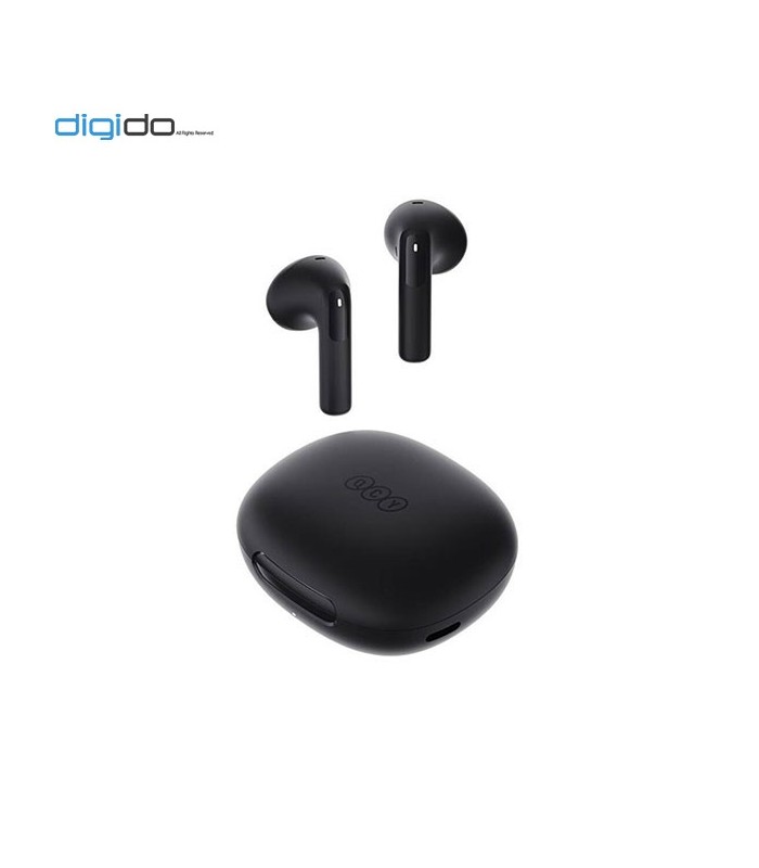 هدفون بی سیم کیو سی وای QCY AilyBuds E20 رنگ مشکی باکس