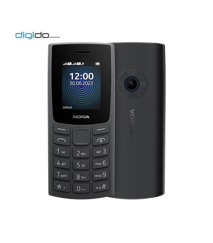 (Nokia 110 (2023 مشکی - پشت و رو