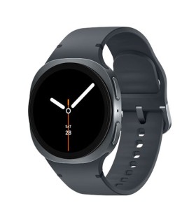 ساعت هوشمند سامسونگ گلکسی واچ 8 مدل 40 میلی متری Bluetooth / Wifi بدنه خاکستری تیره - بند اسپرت خاکستری  تیره