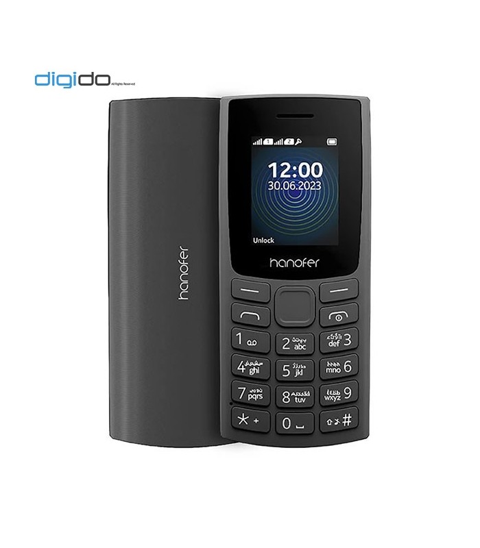 گوشی موبایل هانوفر مدل (2023) Hanofer 106 دوسیم کارت رنگ مشکی