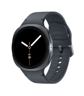 ساعت هوشمند سامسونگ گلکسی واچ 8 مدل 44 میلی متری Bluetooth / Wifi بدنه خاکستری تیره - بند اسپرت خاکستری