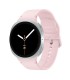 ساعت هوشمند سامسونگ گلکسی واچ 8 مدل 44 میلی متری Bluetooth / Wifi بدنه نقره ای - بند اسپرت صورتی