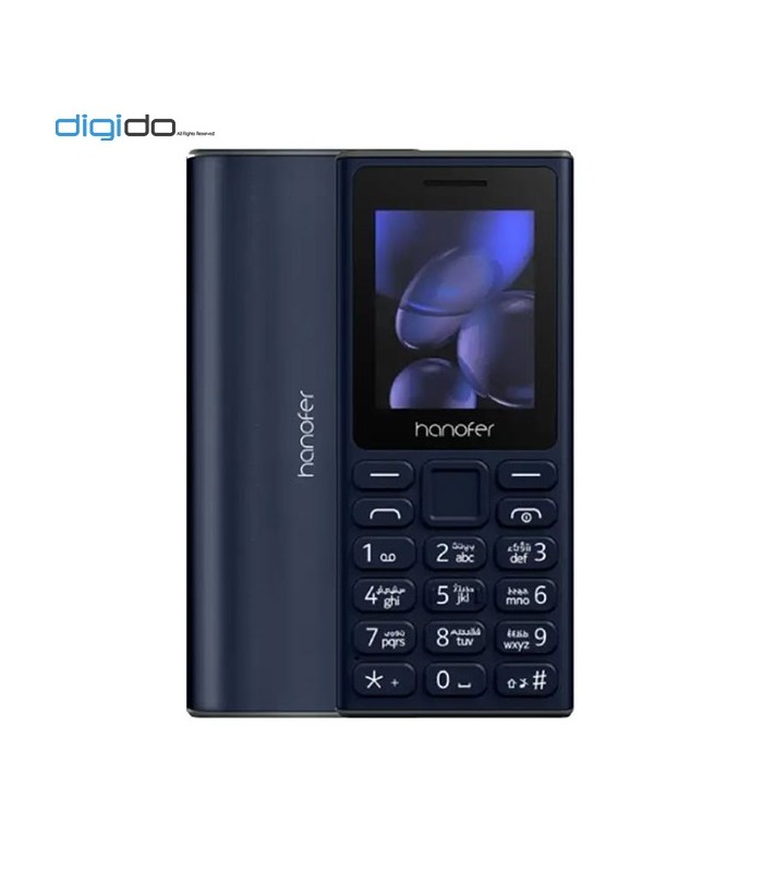 گوشی موبایل هانوفر مدل (2024) Hanofer 105 دوسیم کارت رنگ سرمه ای