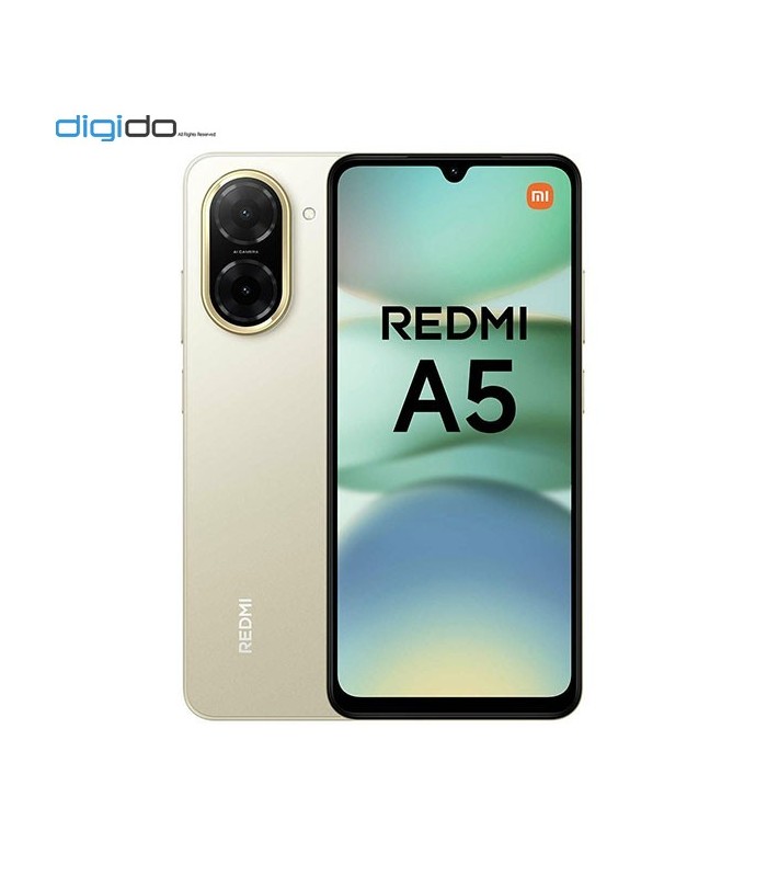گوشی موبایل شیائومی مدل Redmi A5 ظرفیت 4/128 گیگابایت رنگ طلایی