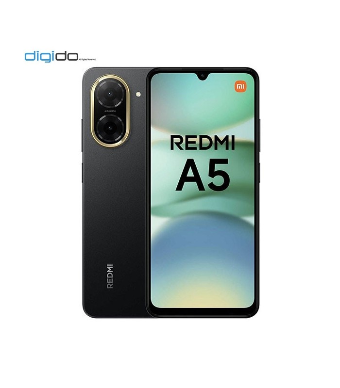 گوشی موبایل شیائومی مدل Redmi A5 ظرفیت 3/64 گیگابایت رنگ مشکی