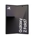 گوشی موبایل سامسونگ مدل Galaxy Z Fold 7 5G دو سیم کارت ظرفیت 12/256 گیگابایت رنگ مشکی براق نمای جلو نیمه باز