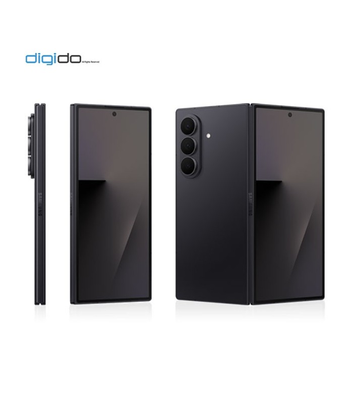 گوشی موبایل سامسونگ مدل Galaxy Z Fold 7 5G دو سیم کارت ظرفیت 1 ترابایت رم 16 گیگابایت رنگ مشکی براق همه ابعاد