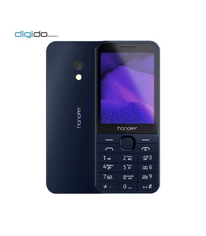 گوشی موبایل هانوفر مدل 235 (2024) دوسیم کارت رنگ سرمه ای