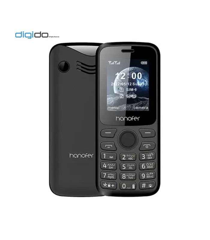 گوشی موبایل هانوفر مدل 330 دوسیم کارت رنگ مشکی
