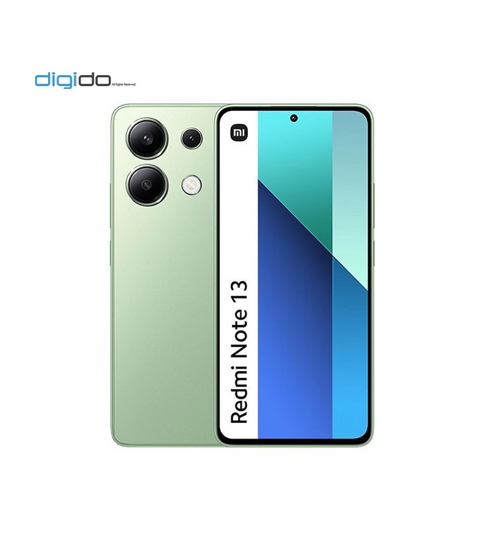 گوشی موبایل شیائومی مدل Redmi Note 13 4G دو سیم کارت ظرفیت 12/512 گیگابایت رنگ سبز - دیجی دو