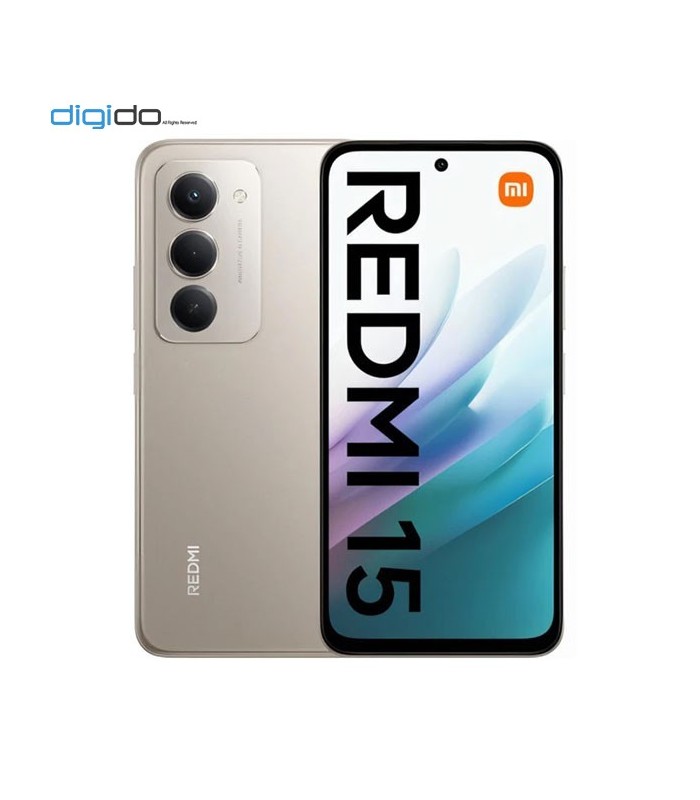 گوشی موبایل شیائومی مدل Redmi 15 دو سیم کارت ظرفیت 8/256 گیگابایت - رنگ طلایی