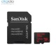 کارت حافظه microSDXC سن ديسک مدل Ultra کلاس 10 استاندارد UHS-I U1 سرعت 80MBps 533X همراه با آداپتور SD ظرفيت 128 گيگابايت