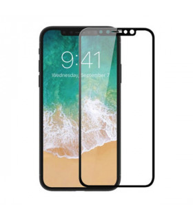 محافظ صفحه نمایش شیشه ای مستر یس مدل Full Corning Gorilla Glass مناسب برای گوشی موبایل آیفون 10/X