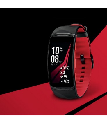 مچ بند هوشمند سامسونگ مدل Gear Fit 2 Pro Red