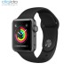 ساعت هوشمند اپل واچ سری 3 مدل Space Gray Aluminum Case With Black Sport Band 38mm