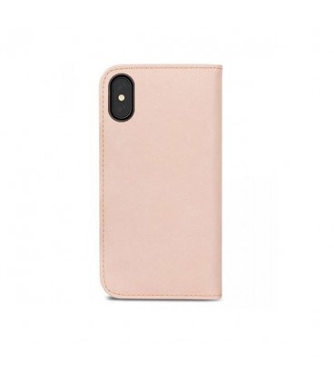 کیف کلاسوری موشی مدل overture luna pink مناسب برای گوشی iphone x