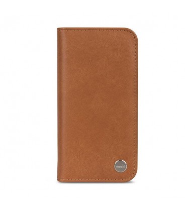 کیف کلاسوری موشی مدل overture caramel brown مناسب برای گوشی iphone x