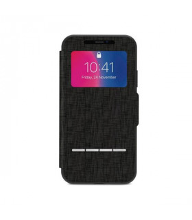 کیف کلاسوری موشی مدل sensecover metro black مناسب گوشی iphone x