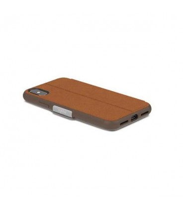 کیف کلاسوری موشی مدل sensecover caramel brown مناسب گوشی iphone x