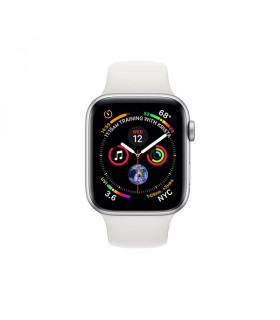 ساعت هوشمند اپل مدل Silver Aluminum Case with White Sport Band