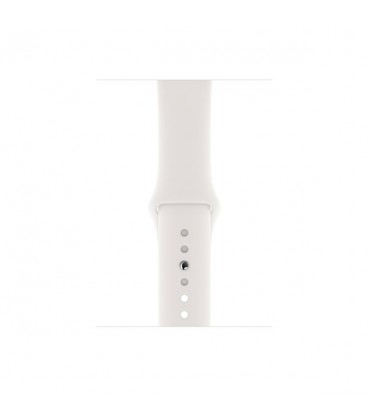 ساعت هوشمند اپل مدل Silver Aluminum Case with White Sport Band