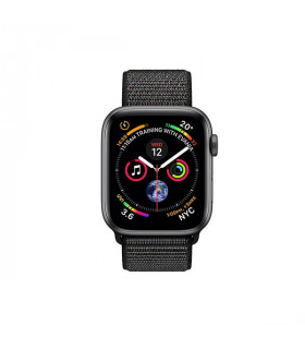 ساعت هوشمند اپل واچ سری 4 مدل Space Grey Aluminium Case with Black Sport Loop