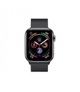 ساعت هوشمند اپل واچ سری 4 مدل Space Black Stainless Steel Case with Space Black Milanese Loop