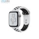 ساعت هوشمند اپل واچ سری 4 مدل Silver Aluminum Case with Pure Platinum Black Nike Sport Band