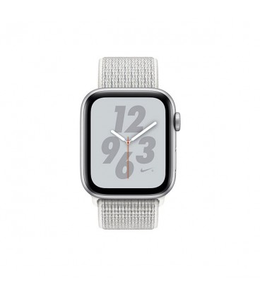 ساعت هوشمند اپل واچ سری 4 مدل Silver Aluminum Case with Summit White Nike Sport Loop