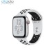 ساعت هوشمند اپل واچ سری 4 مدل Silver Aluminum Case with Pure Platinum Black Nike Sport Band