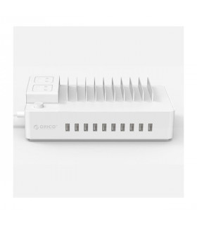 شارژر 10 پورت و چند شاخه برق ORICO MPC 2A10U