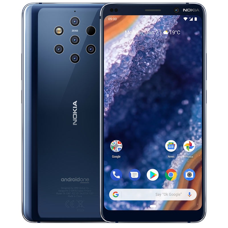 Nokia 9 PureView 6 دوربین در پشت و یک دوربین در جلو