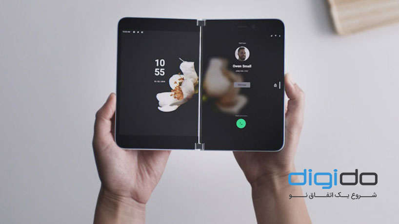 نمایشگر دوگانه قابل انعطاف مایکروسافت