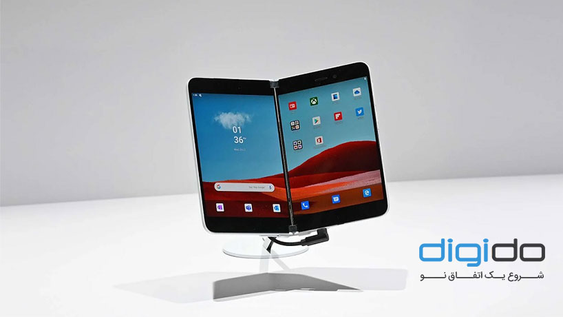 نمایشگر دوگانه قابل انعطاف مایکروسافت